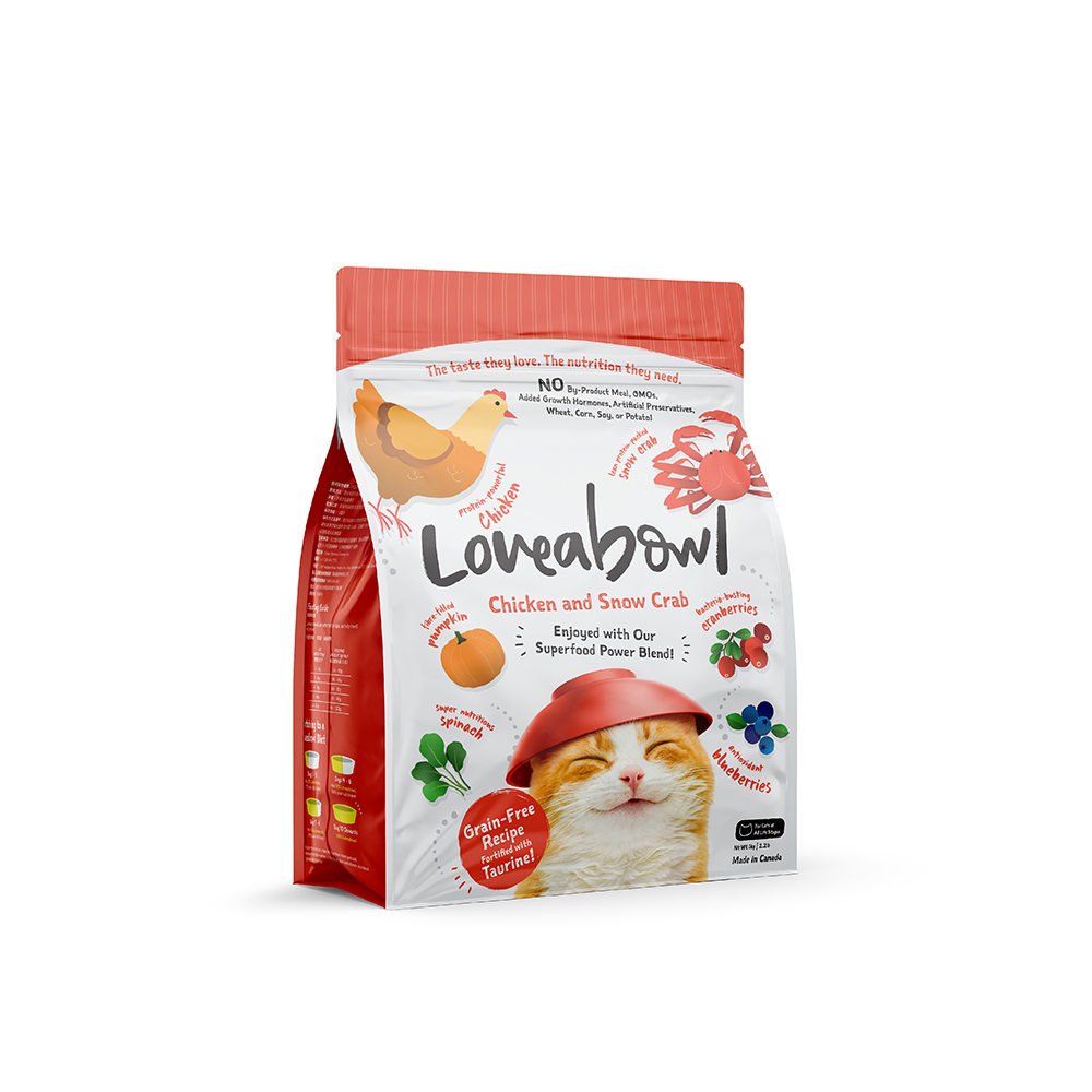 Loveabowl Cat 1kg Chicken and Snow Crab
