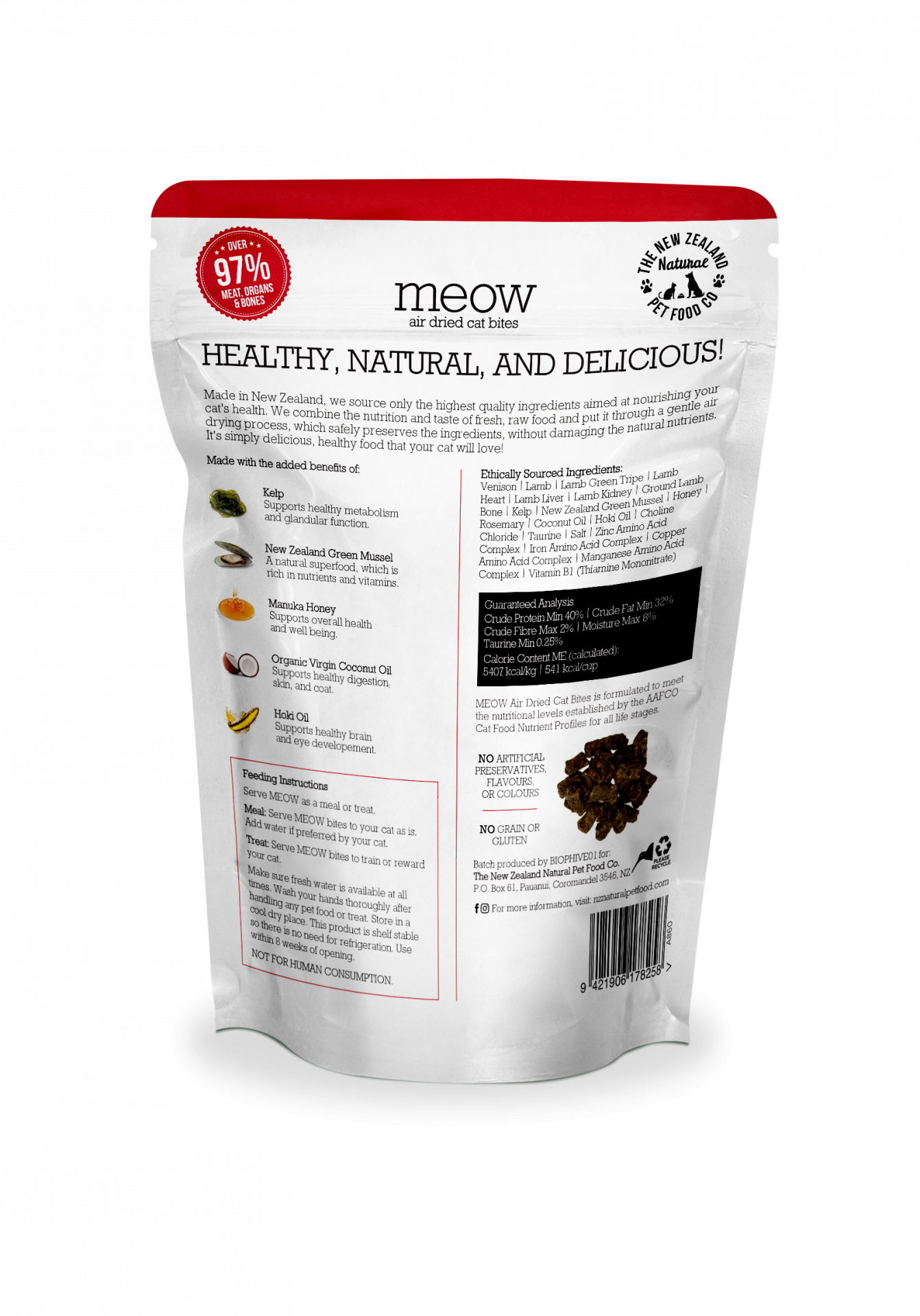 NZ-258_Meow AD 100g Venison Back