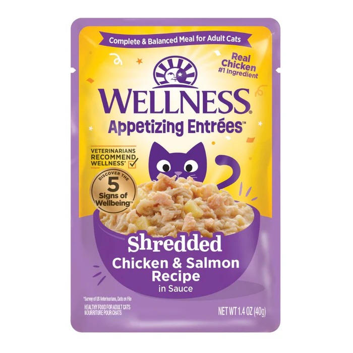 Appetizing Entree Shredded Chicken Salmon